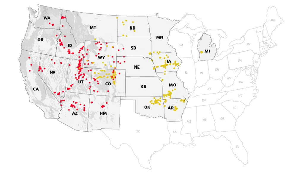 Combined Maverik and Kum & Go Map