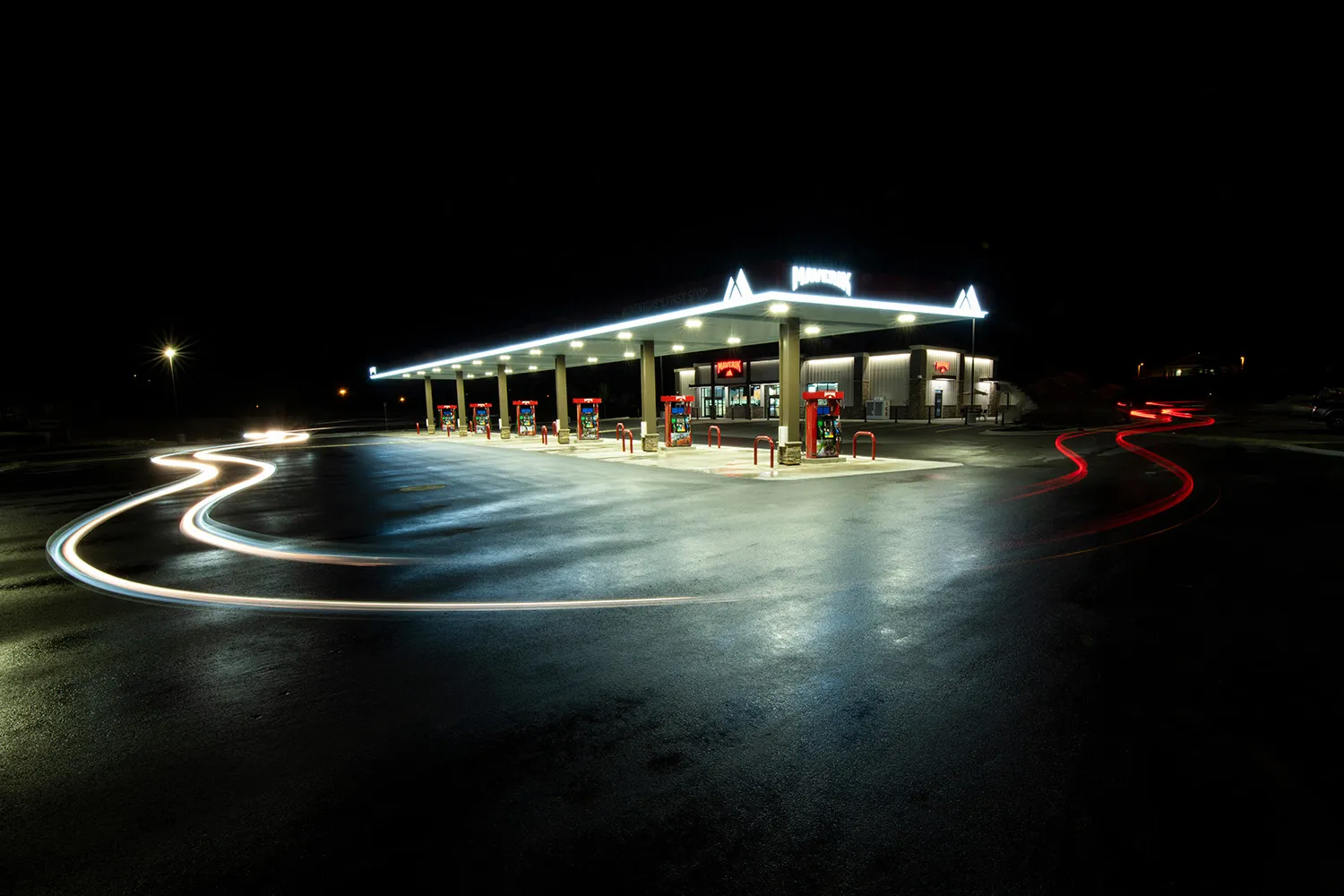 Maverik at Night